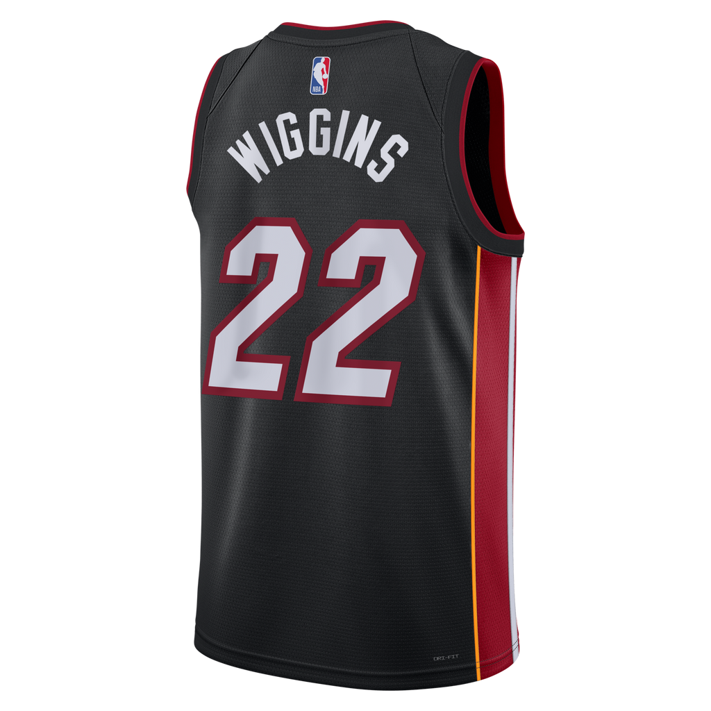 Miami Heat Nike Icon Edition Swingman Jersey - Black - Andrew Wiggins