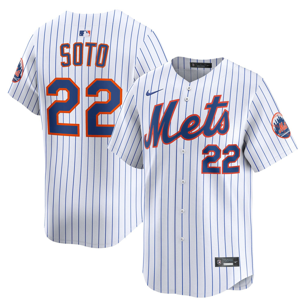New York Mets Juan Soto Nike White Home Limited Jersey