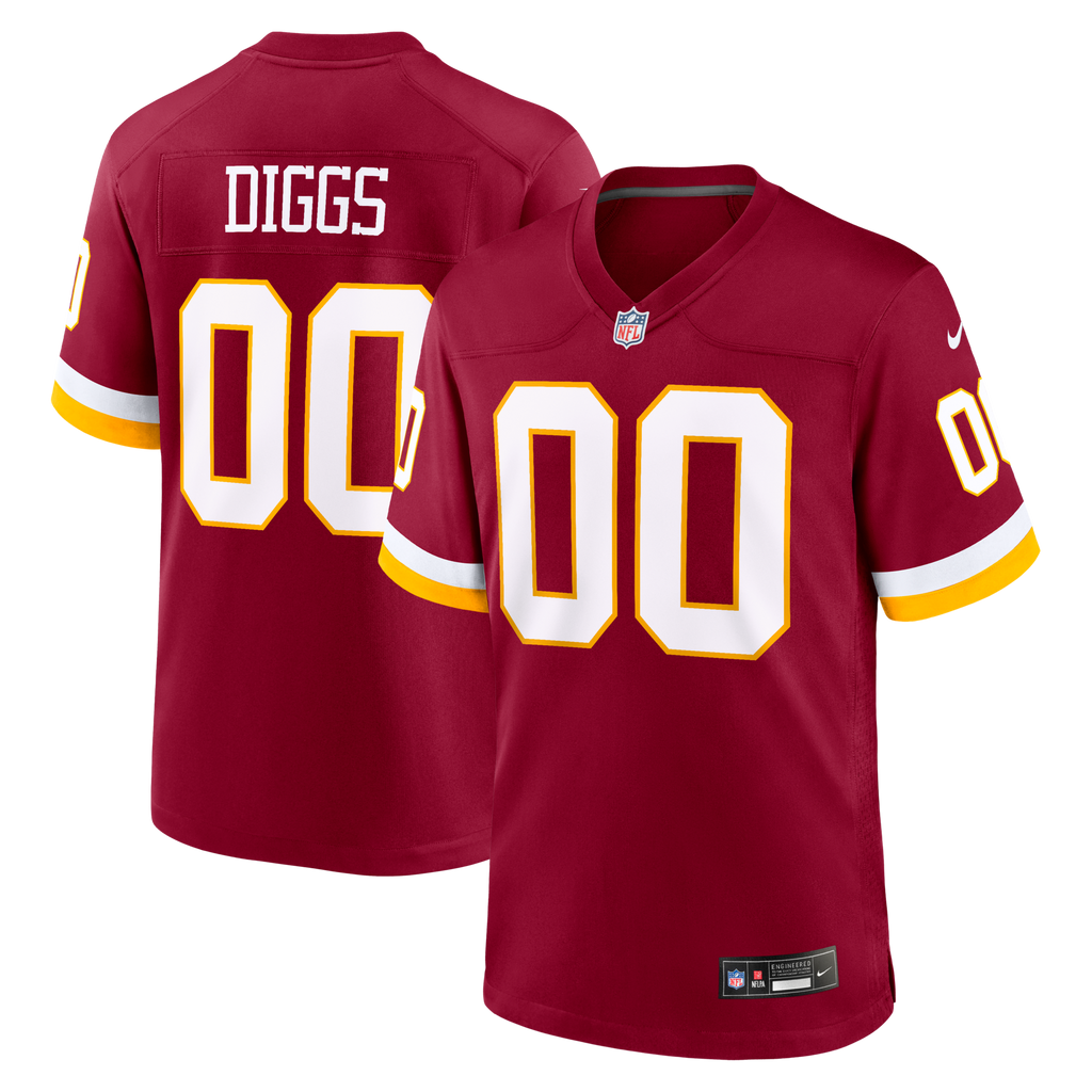 Washington Commanders Stefon Diggs Nike Burgundy Game Jersey