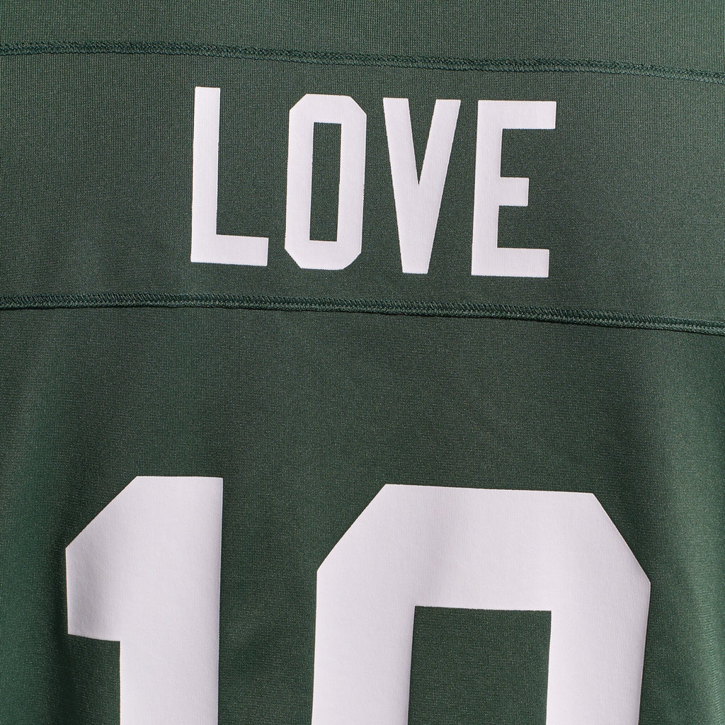 Green Bay Packers Jordan Love Nike Green Player Game Jersey