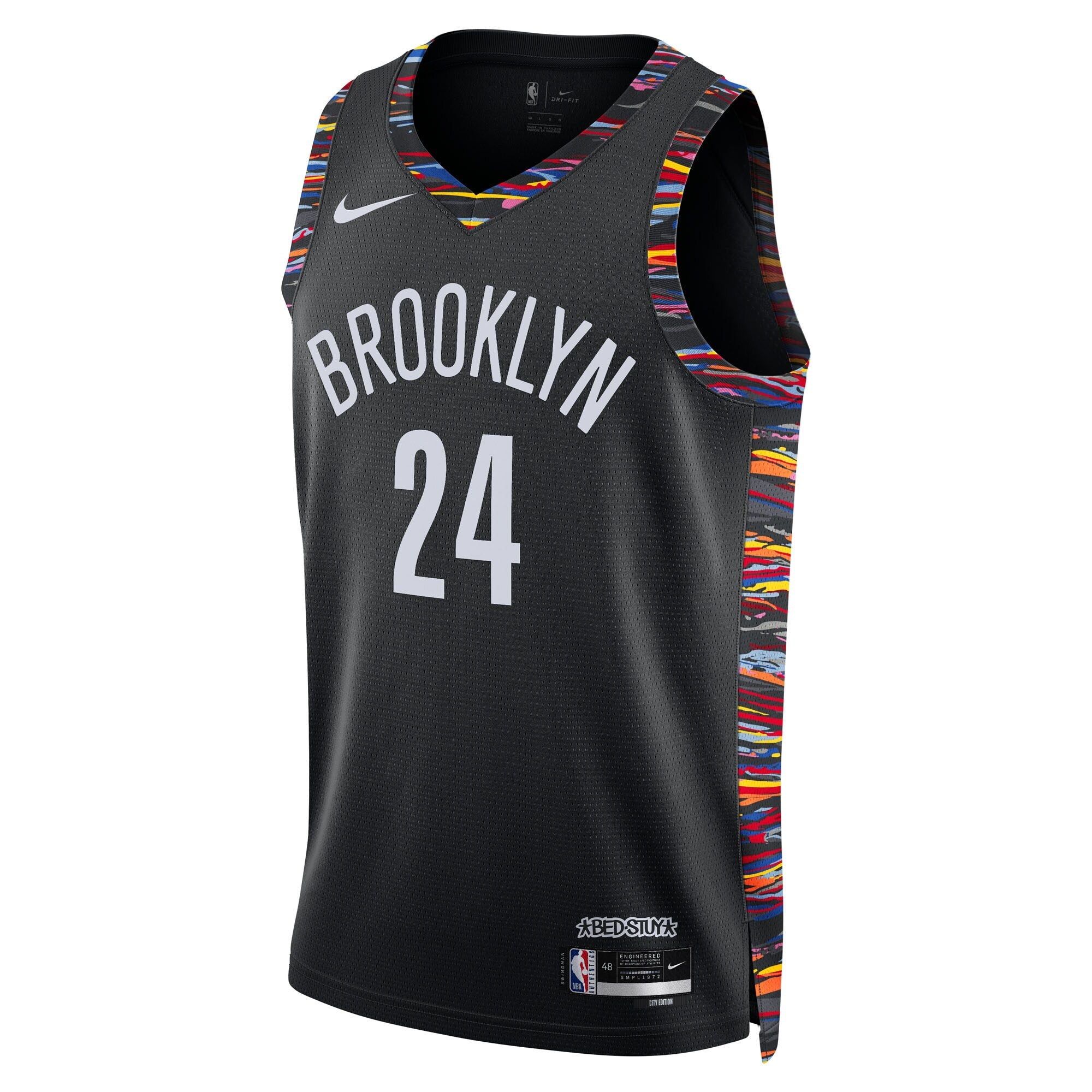Brooklyn Nets Nike 2025/26 City Edition Swingman Jersey - Black - Cam Thomas