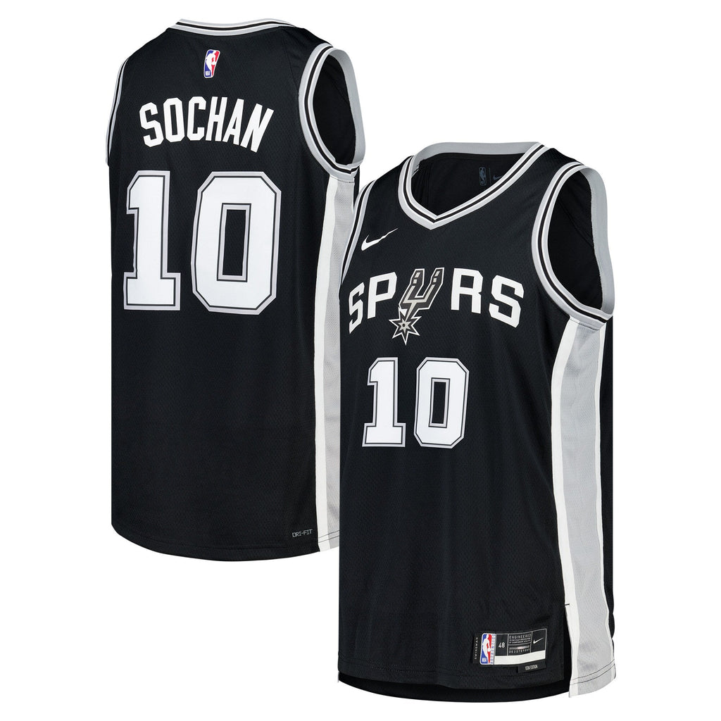 San Antonio Spurs Nike Icon Jersey - Jeremy Sochan