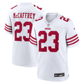 San Francisco 49ers Christian McCaffrey Nike White Game Player Jersey