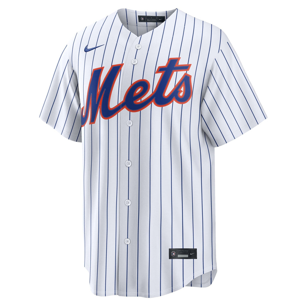 New York Mets Carson Benge Nike White Home Replica Jersey