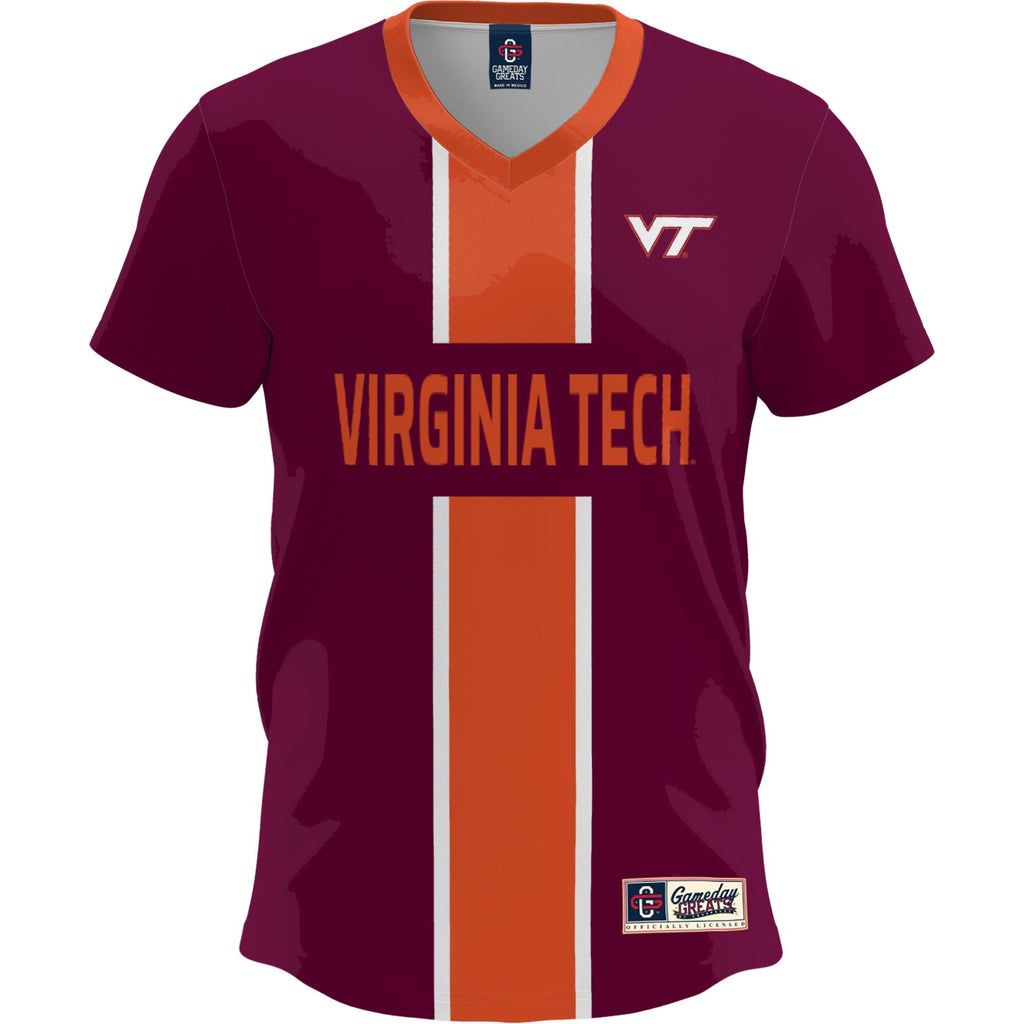 GameDay Greats Maroon Virginia Tech Hokies Lightweight Soccer Fashion Jersey