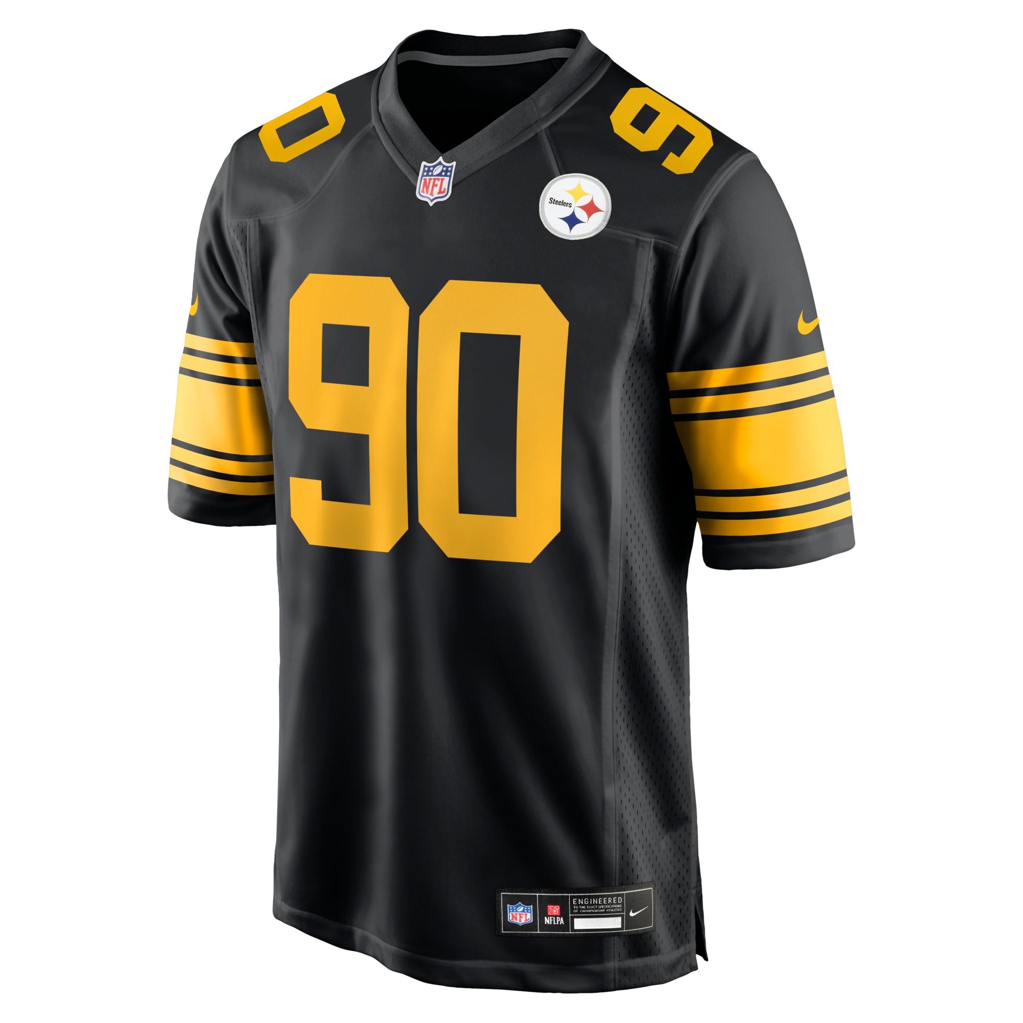 Pittsburgh Steelers T.J. Watt Nike Black Alternate Game Jersey