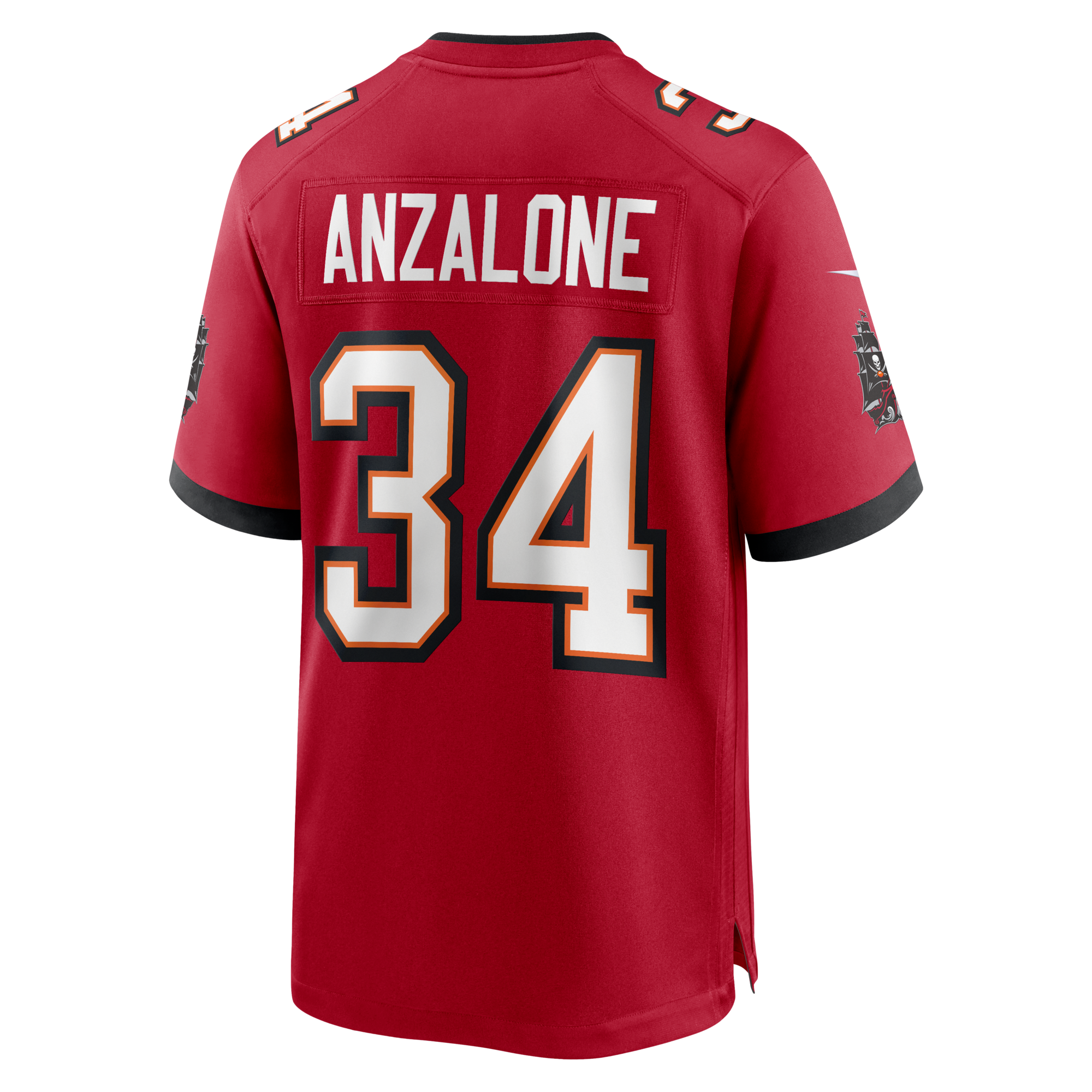 Tampa Bay Buccaneers Alex Anzalone Nike Red Team Game Jersey