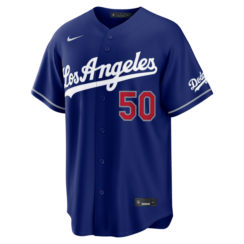 Los Angeles Dodgers Mookie Betts Nike Royal Alternate Stadium Jersey