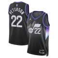 Utah Jazz Jordan Brand Statement Edition Swingman Jersey - Black - Darryn Peterson -