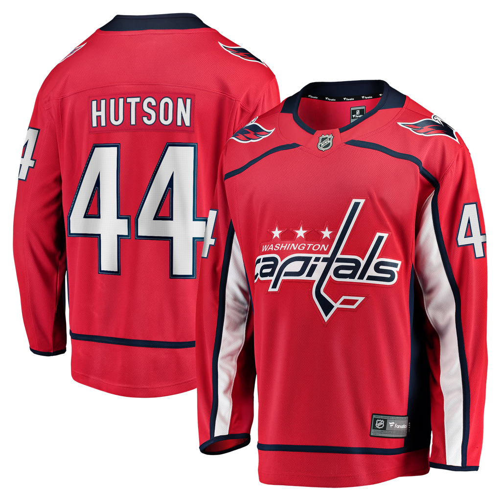 Washington Capitals Cole Hutson Fanatics Red Home Breakaway Jersey