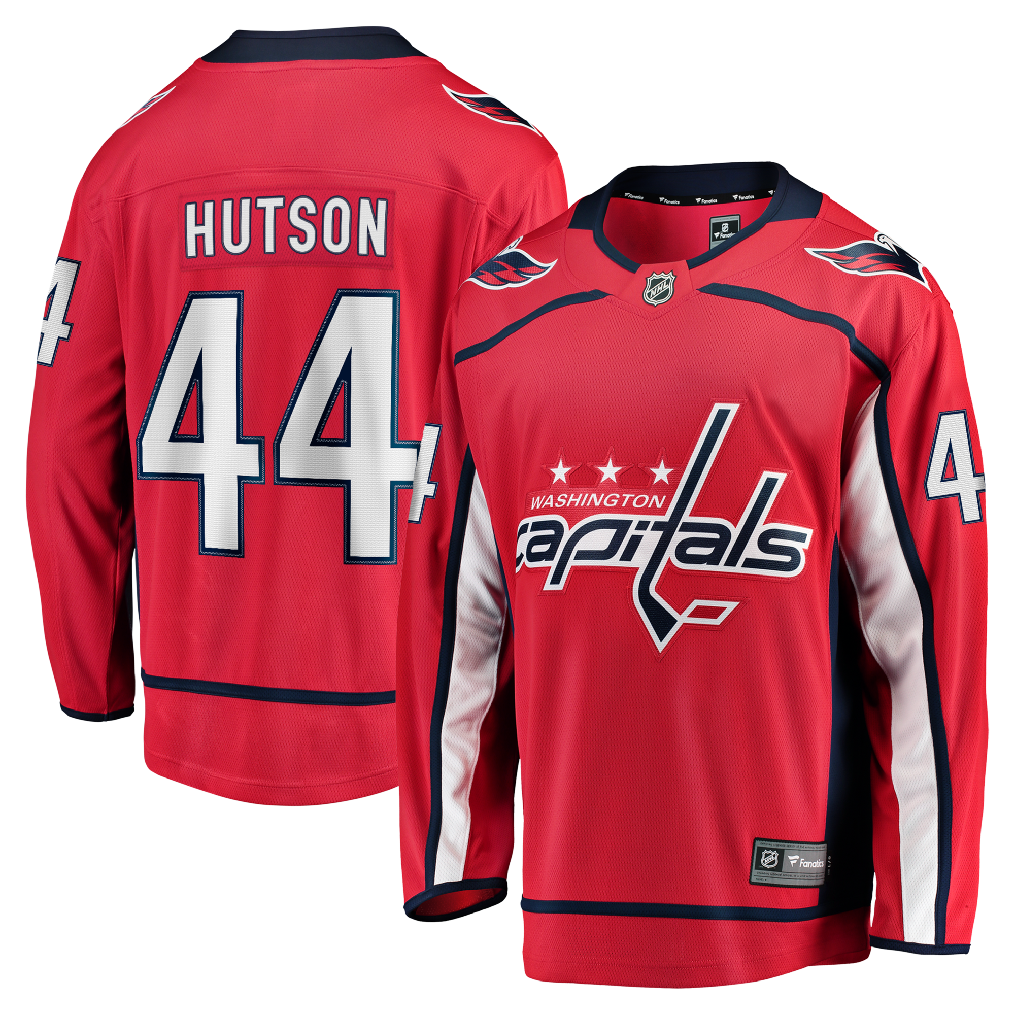 Washington Capitals Cole Hutson Fanatics Red Home Breakaway Jersey
