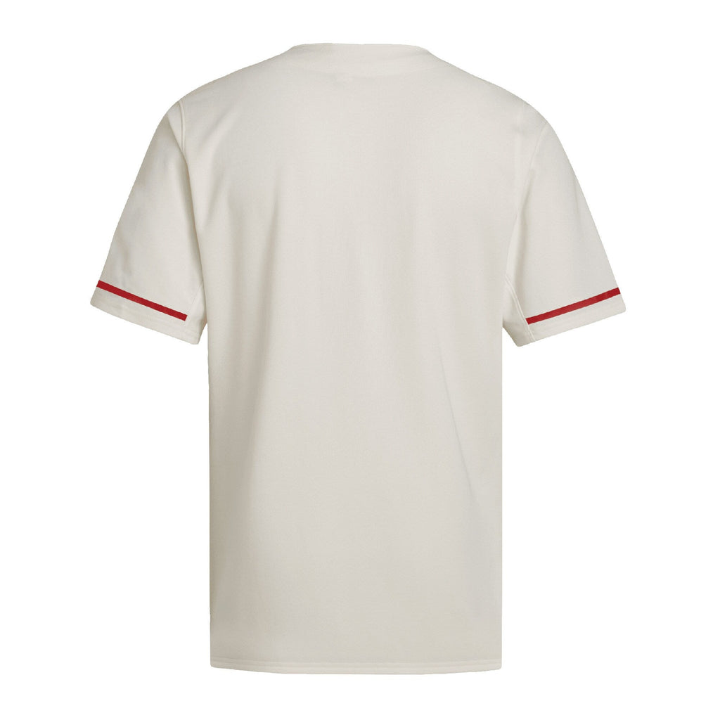 adidas Cream Nebraska Huskers Replica Baseball Jersey