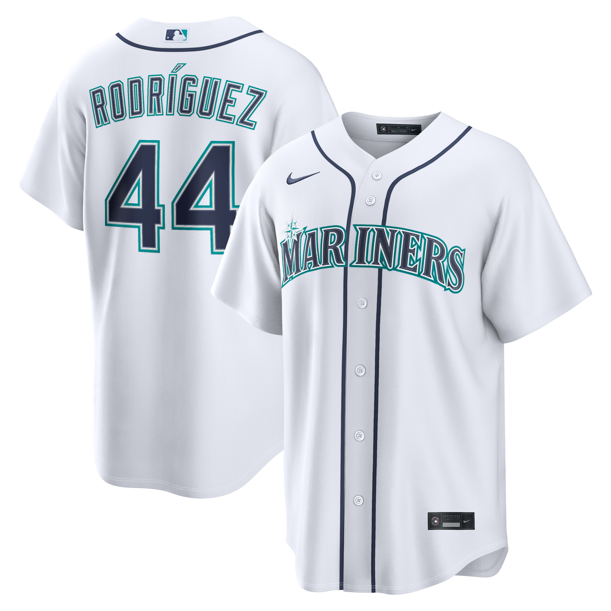 Seattle Mariners Julio Rodríguez Nike White Home Replica Jersey