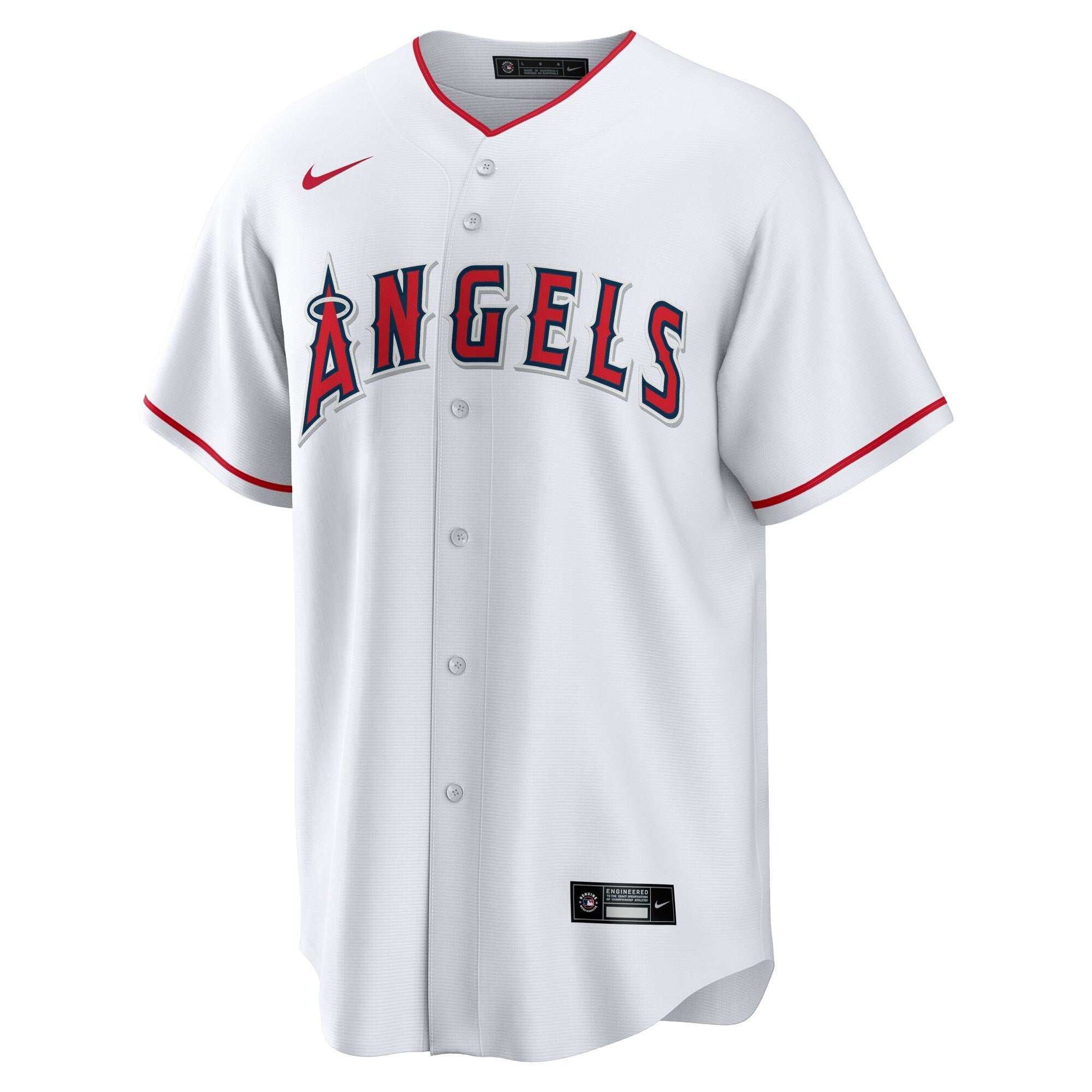 Los Angeles Angels Nolan Schanuel Nike White Home Replica Jersey