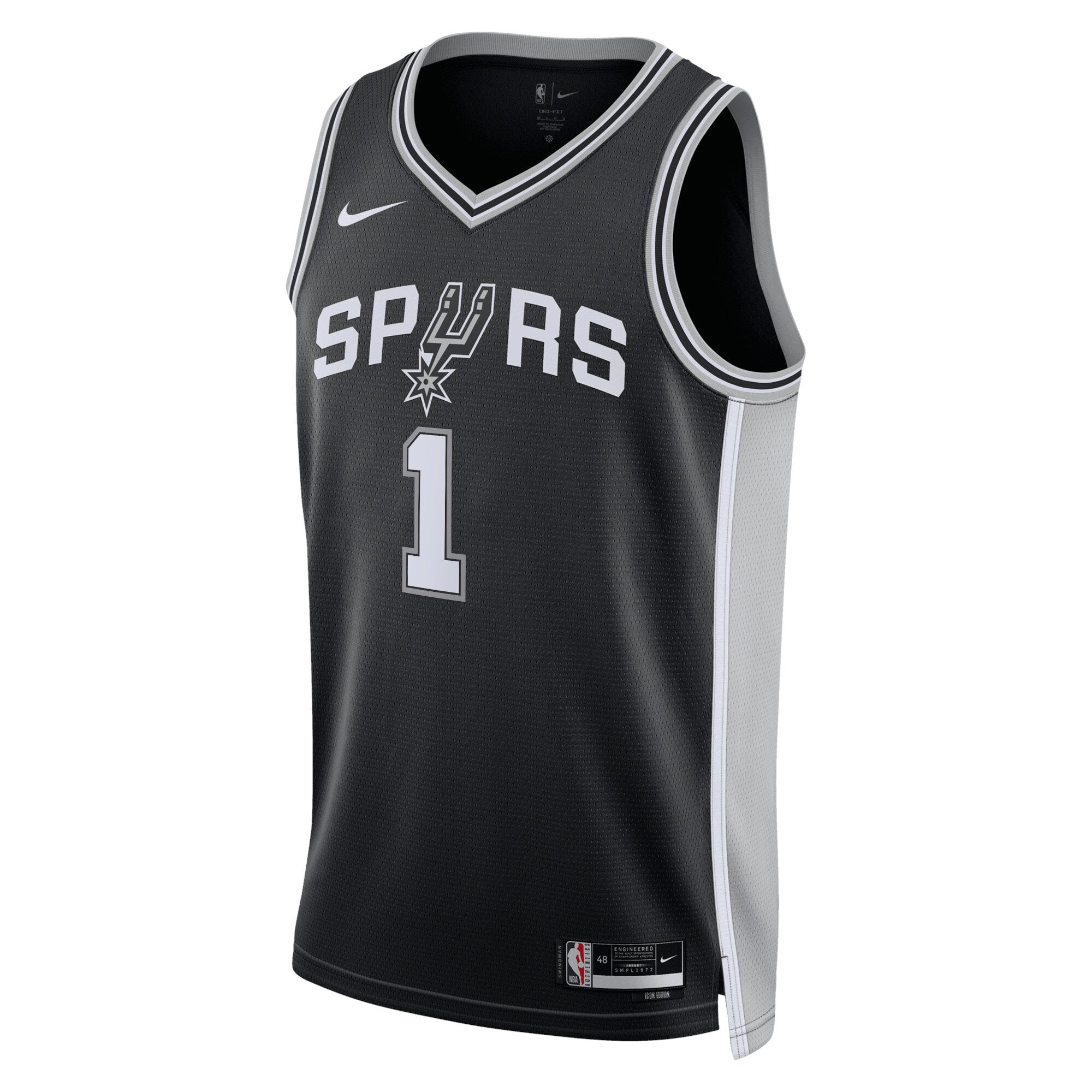 San Antonio Spurs Nike Icon Swingman Jersey - Victor Wembanyama -