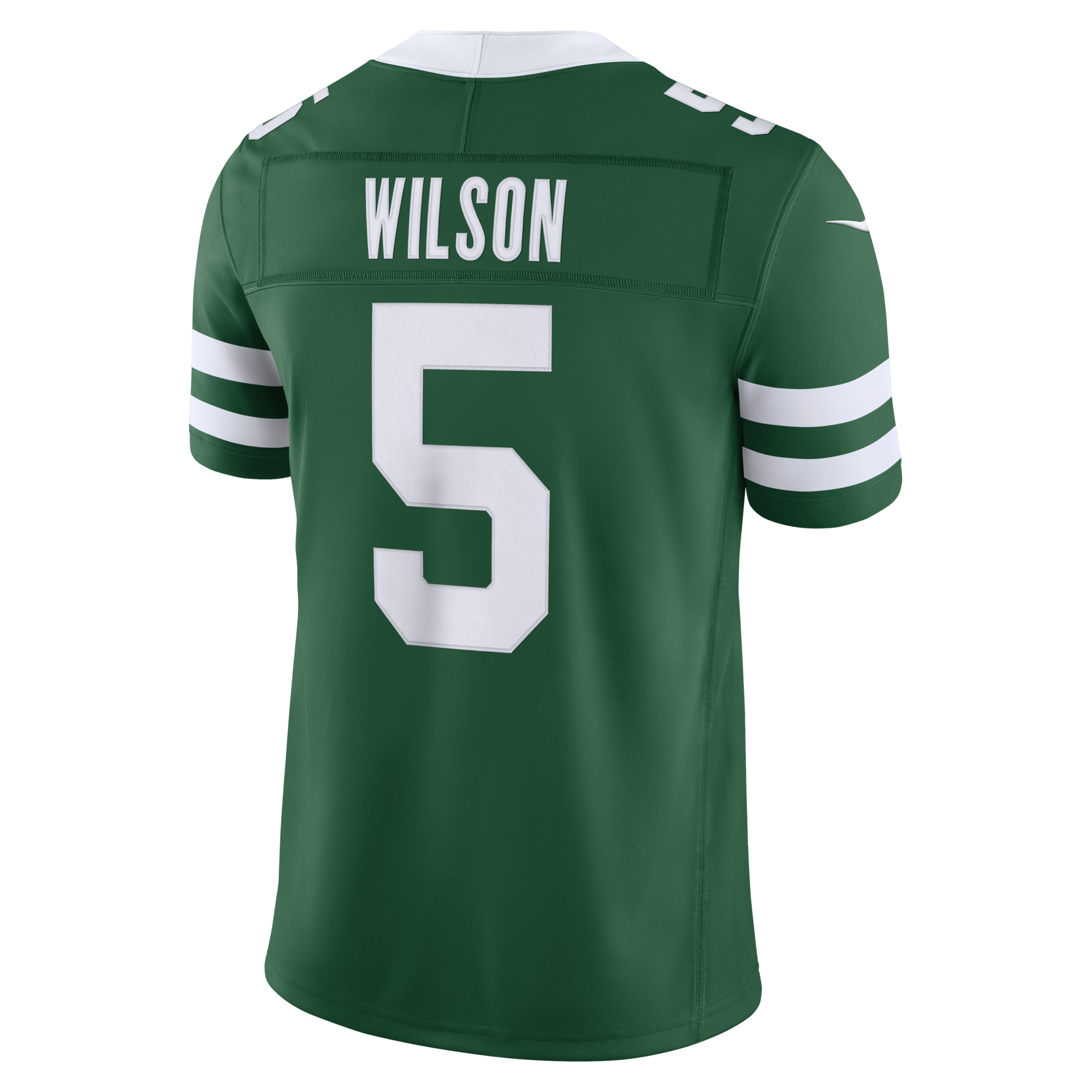 New York Jets Garrett Wilson Nike Legacy Green Team Vapor F.U.S.E. Stitched Limited Jersey