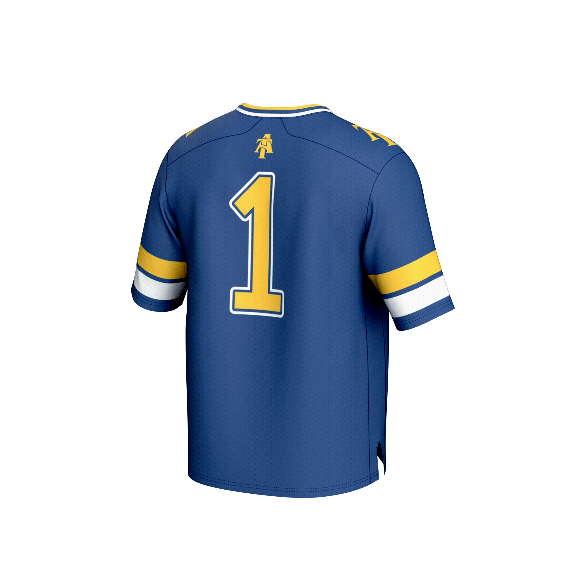 GameDay Greats #1 Navy North Carolina A&T Aggies Lightweight Collegiate Football Fashion Jersey