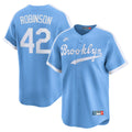 Brooklyn Dodgers Jackie Robinson Nike Light Blue Cooperstown Collection Limited Jersey