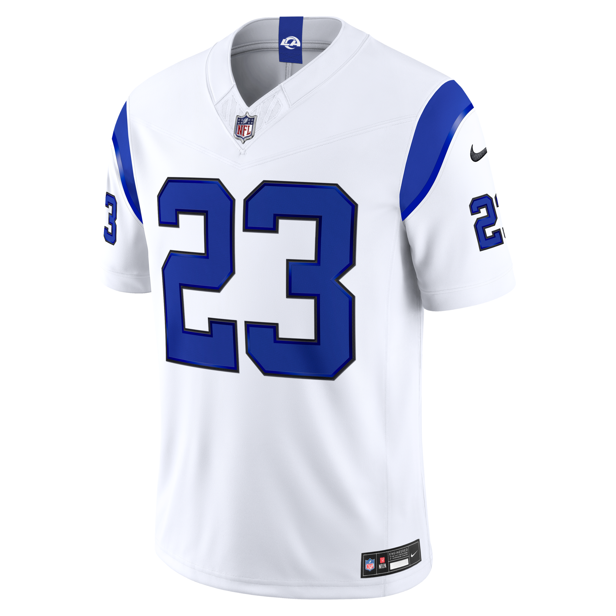 Los Angeles Rams Kyren Williams Nike Fearsome White Vapor F.U.S.E. Stitched Limited Jersey
