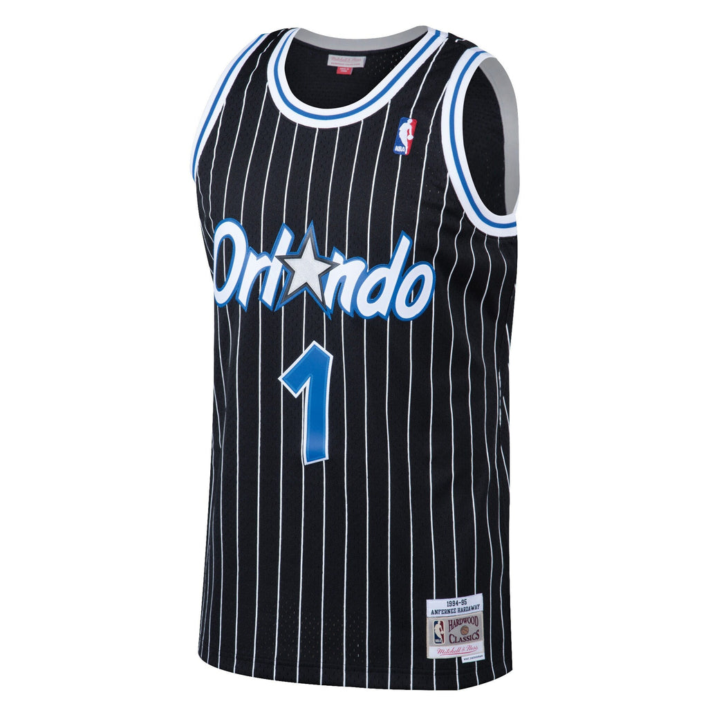 Mitchell & Ness Penny Hardaway Black Orlando Magic 1994-95 Hardwood Classics Swingman Jersey
