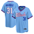 Atlanta Braves Greg Maddux Nike Powder Blue 2026 City Connect Stadium Jersey