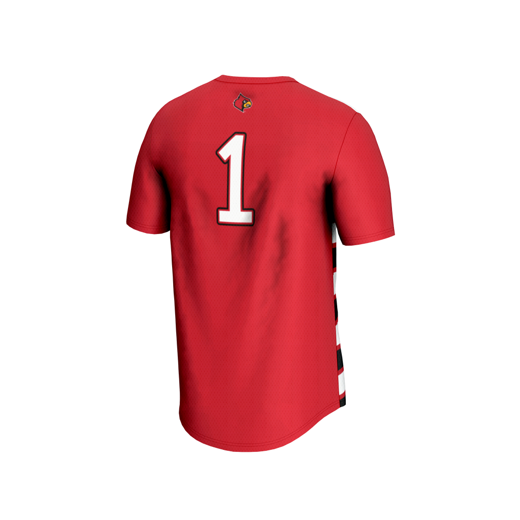 GameDay Greats #1 Red Louisville Cardinals Lightweight Soccer Fashion Jersey