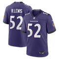 Baltimore Ravens Ray Lewis Nike Purple Team Retired Player Game Jersey