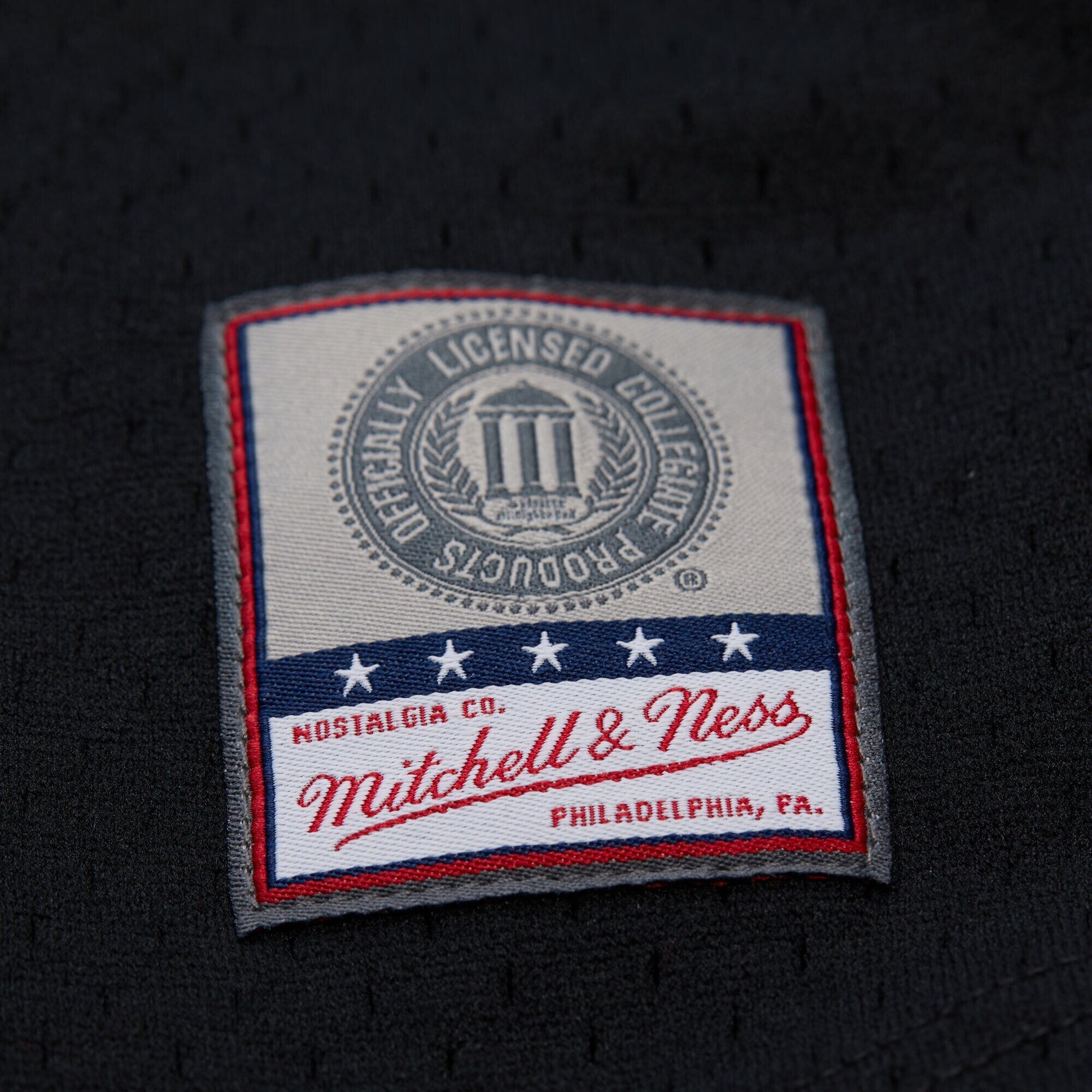 Mitchell & Ness Black Alabama Crimson Tide On The Clock Full-Button Fashion Jersey