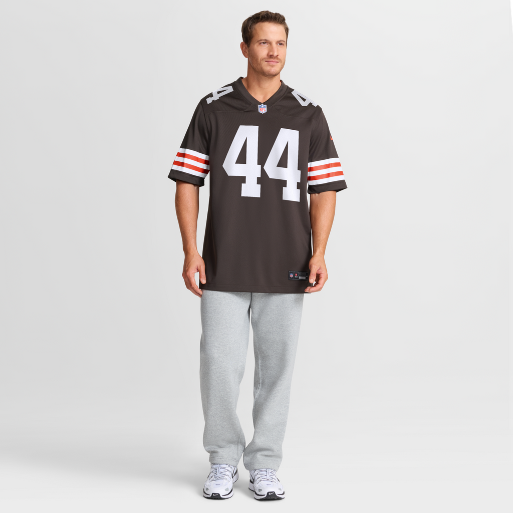 Cleveland Browns Leroy Kelly Nike Brown Game Retired Player Jersey