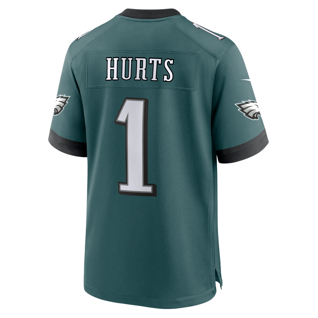 Philadelphia Eagles Jalen Hurts Nike Midnight Green Team Game Jersey