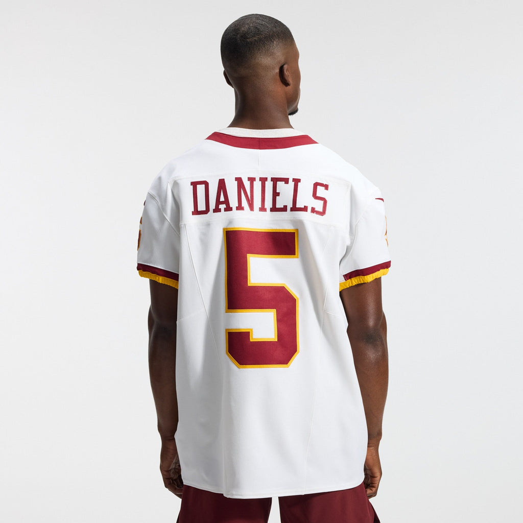 Washington Commanders Jayden Daniels Nike White Alternate 2 Super Bowl Era Vapor F.U.S.E. Elite Jersey