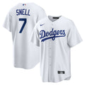 Los Angeles Dodgers Blake Snell Nike White Home Replica Jersey