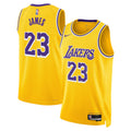 Los Angeles Lakers Nike Icon Edition Swingman Jersey - Gold - Lebron James