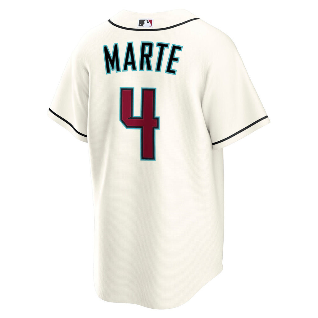 Arizona Diamondbacks Ketel Marte Nike Cream Home Replica Jersey