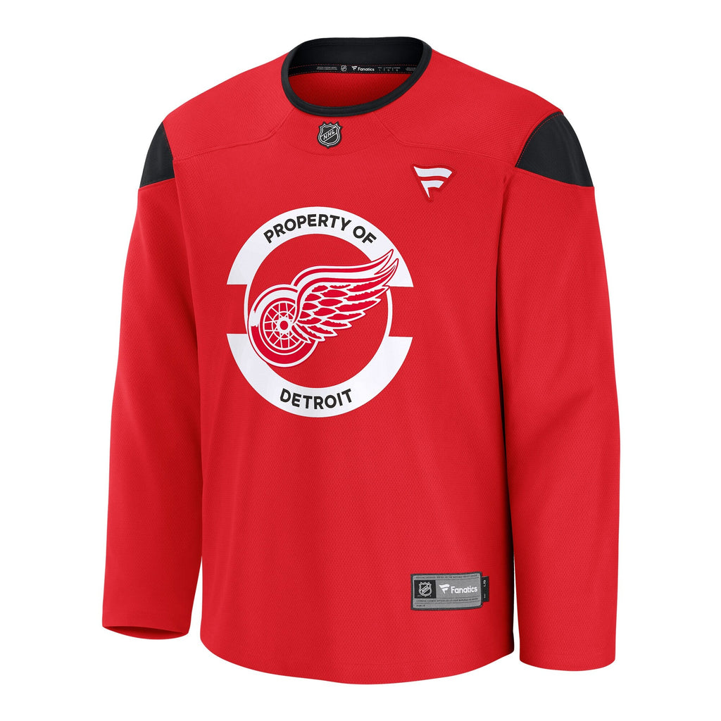 Detroit Red Wings Fanatics Red Practice Jersey