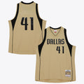 Dallas Mavericks Mitchell & Ness Dirk Nowitzki 2010 Swingman Jersey - Khaki