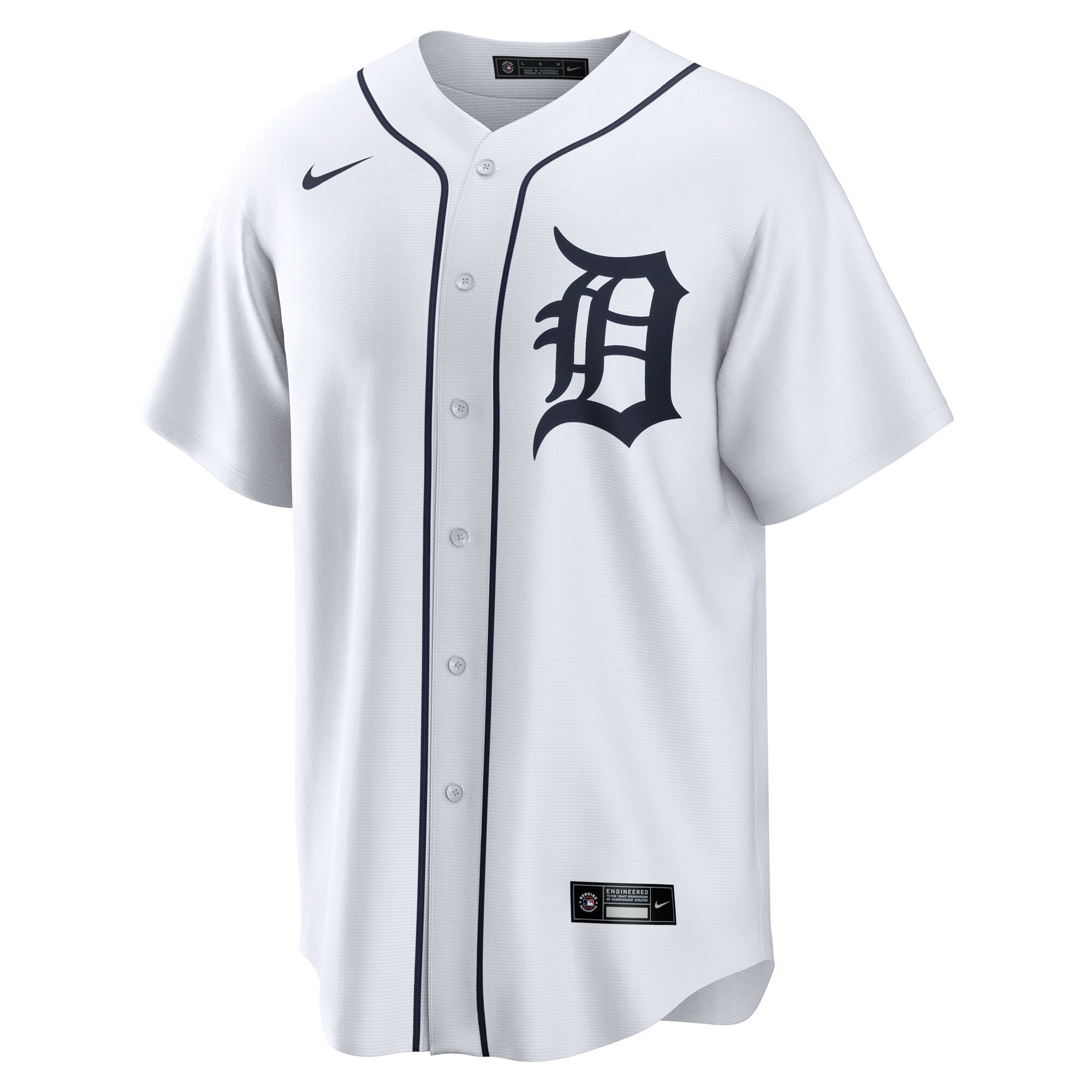 Detroit Tigers Dillon Dingler Nike White Home Replica Jersey