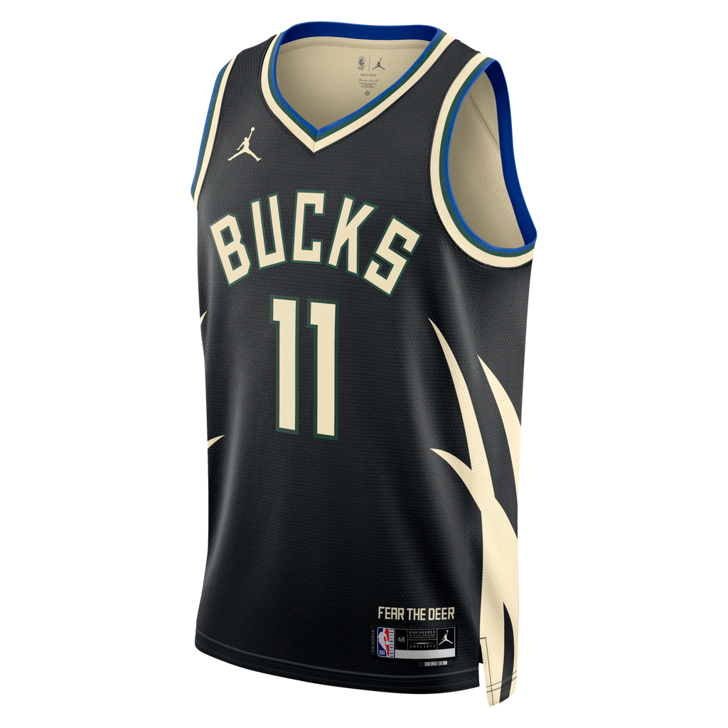 Milwaukee Bucks Jordan Brand Statement Edition Swingman Jersey - Hunter Green - Tyler Herro