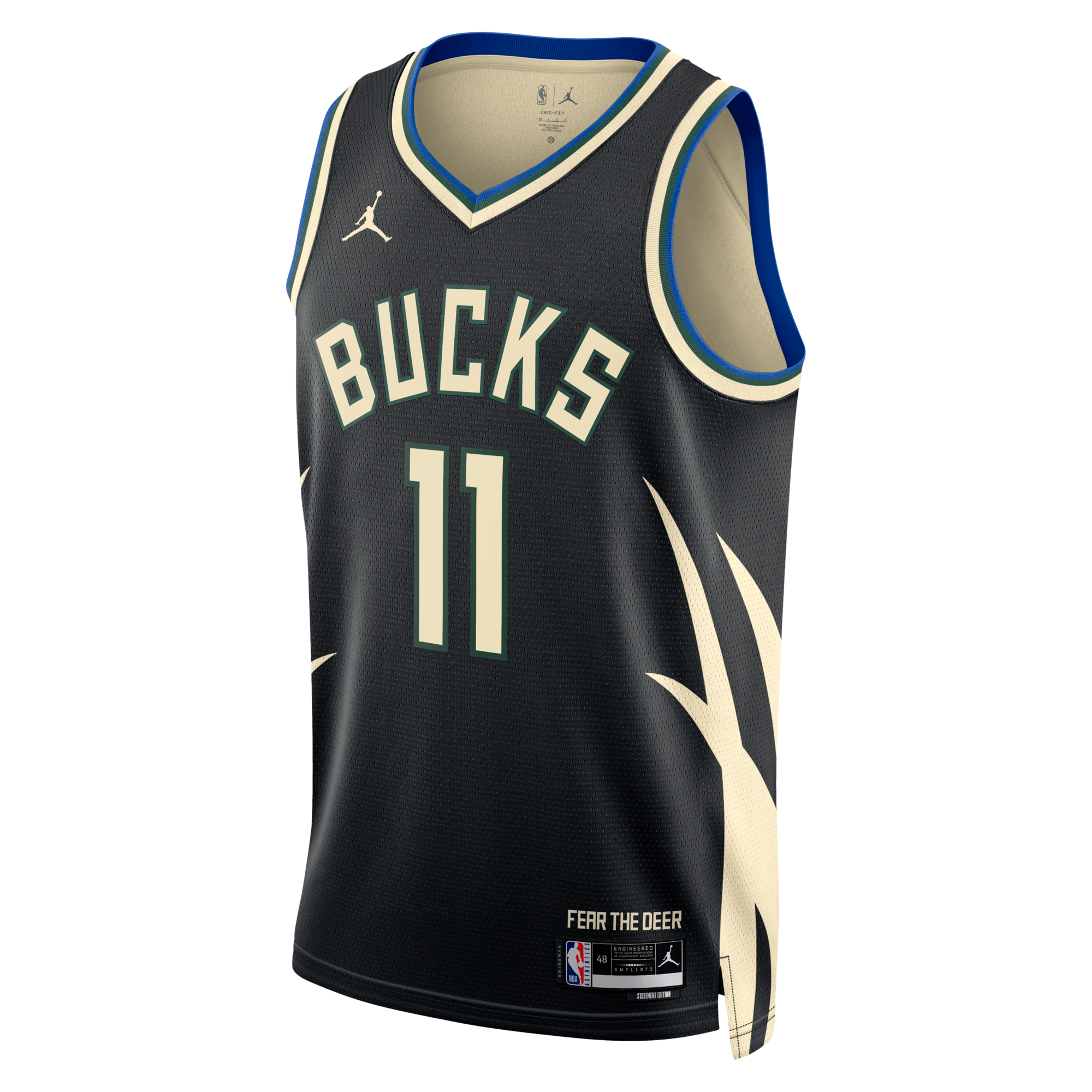 Milwaukee Bucks Jordan Brand Statement Edition Swingman Jersey - Hunter Green - Tyler Herro