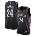 Brooklyn Nets Nike 2025/26 City Edition Swingman Jersey - Black - Cam Thomas