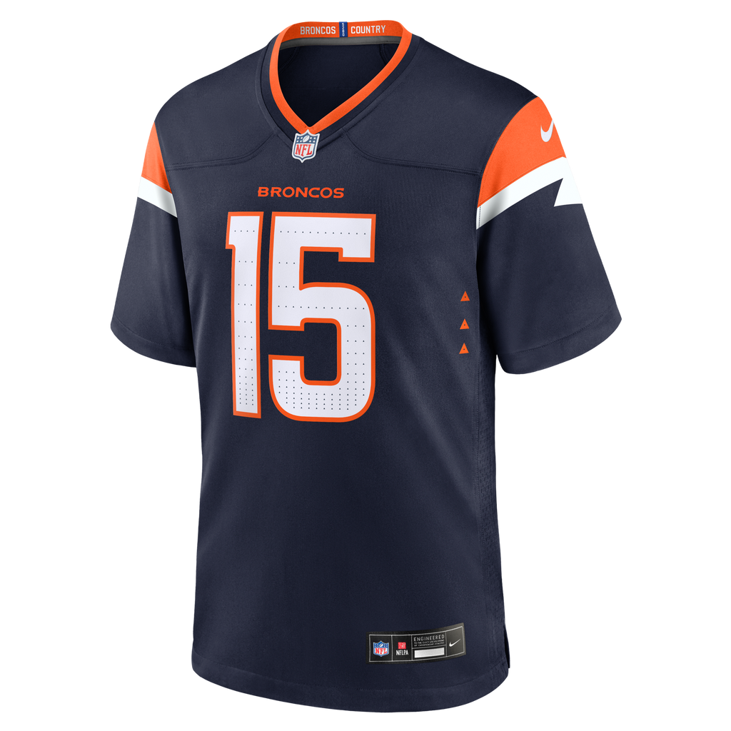 Denver Broncos Nik Bonitto Nike Navy Alternate Game Jersey
