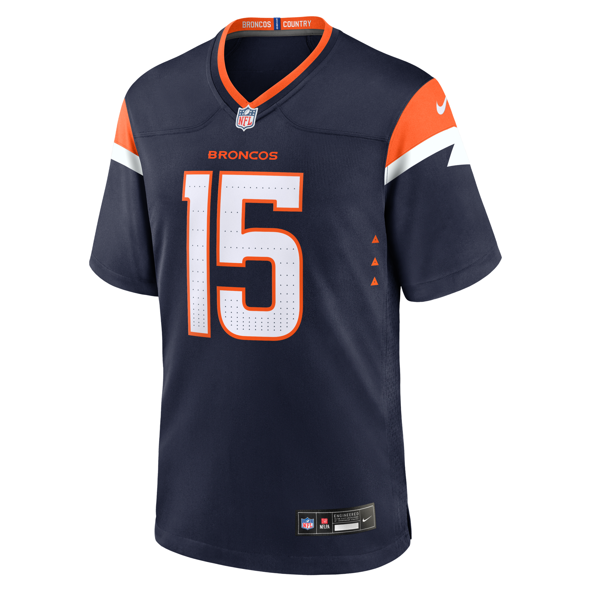 Denver Broncos Nik Bonitto Nike Navy Alternate Game Jersey