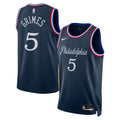 Philadelphia 76ers Nike 2025/26 City Edition Swingman Jersey - Navy - Quentin Grimes