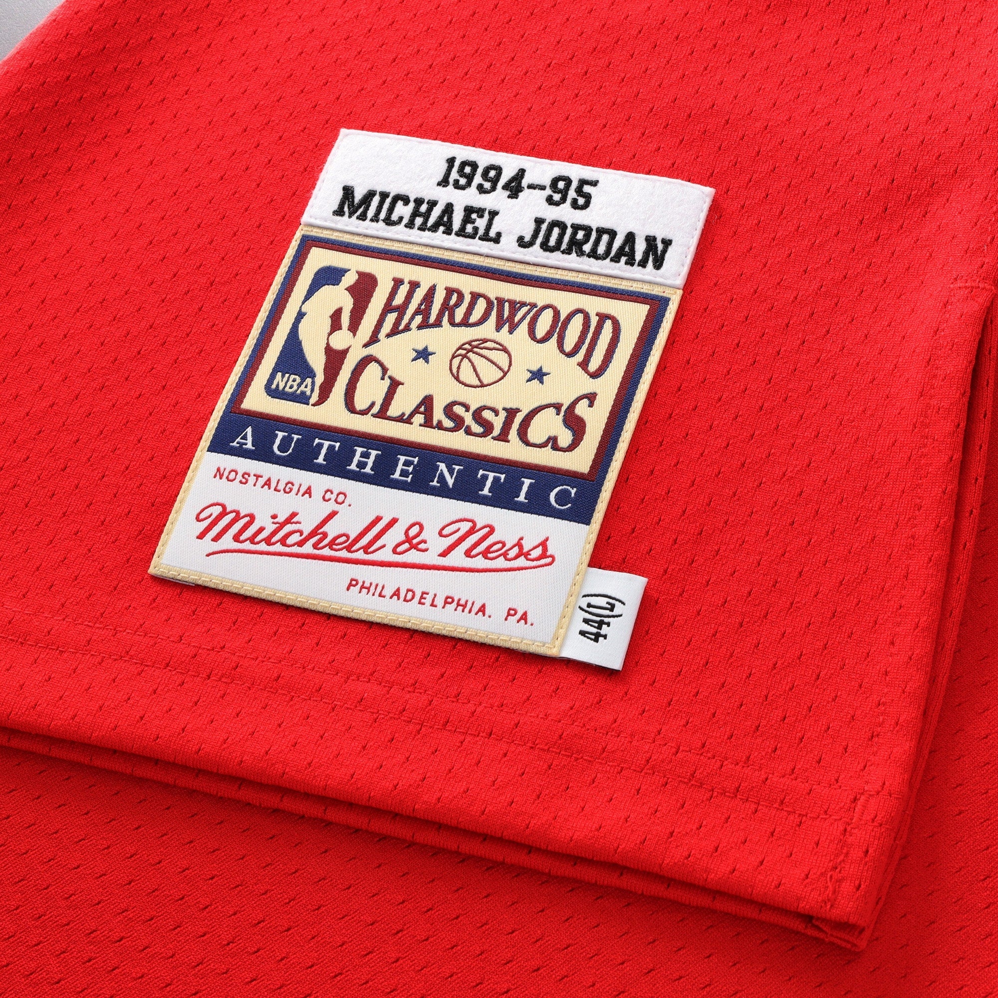 Chicago Bulls Michael Jordan 1994-95 Road 45 Authentic Jersey By Mitchell & Ness - Red -