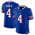 Buffalo Bills James Cook III Nike Royal Team Vapor F.U.S.E. Stitched Limited Jersey