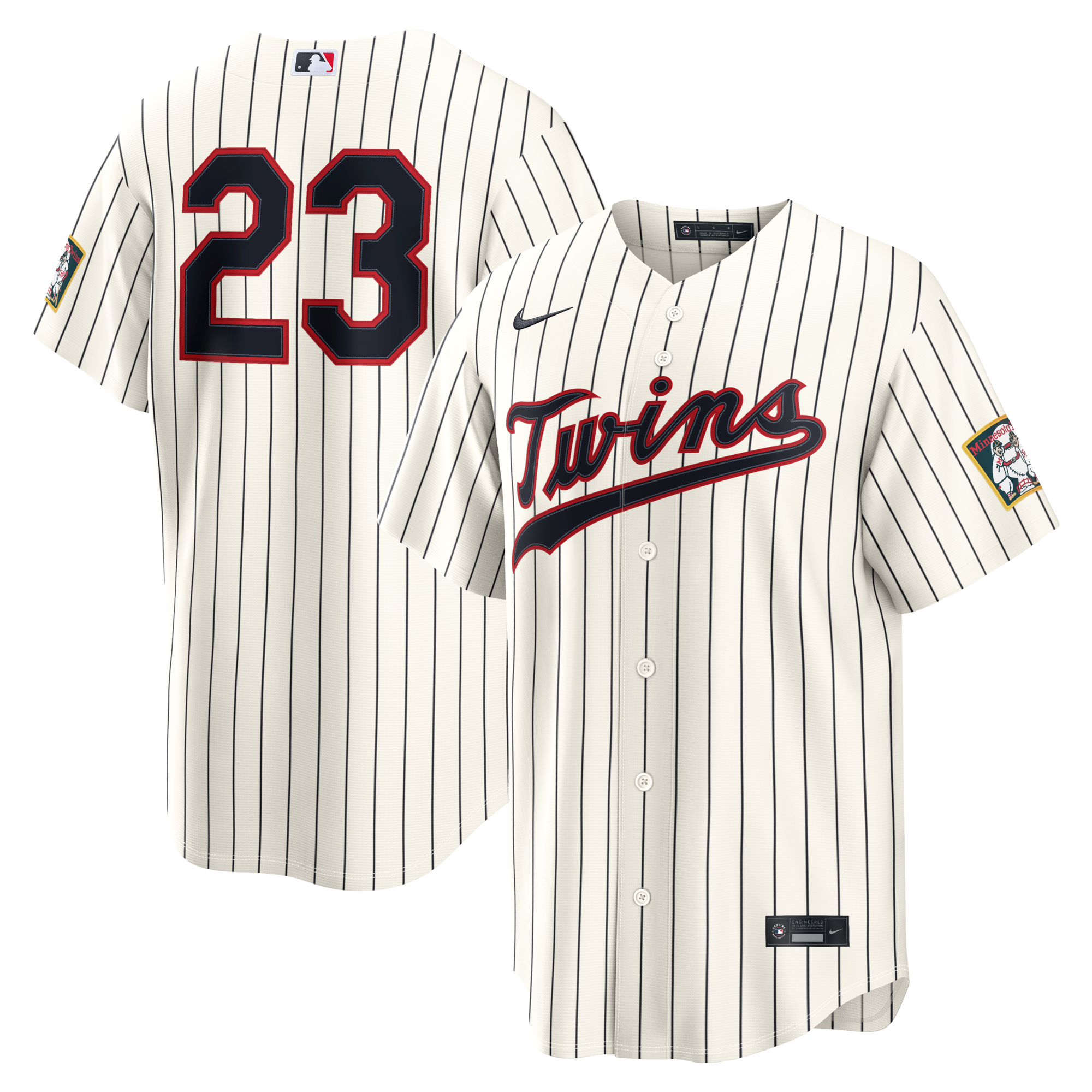 Minnesota Twins Royce Lewis Nike Cream 2026 Field of Dreams Stadium Jersey
