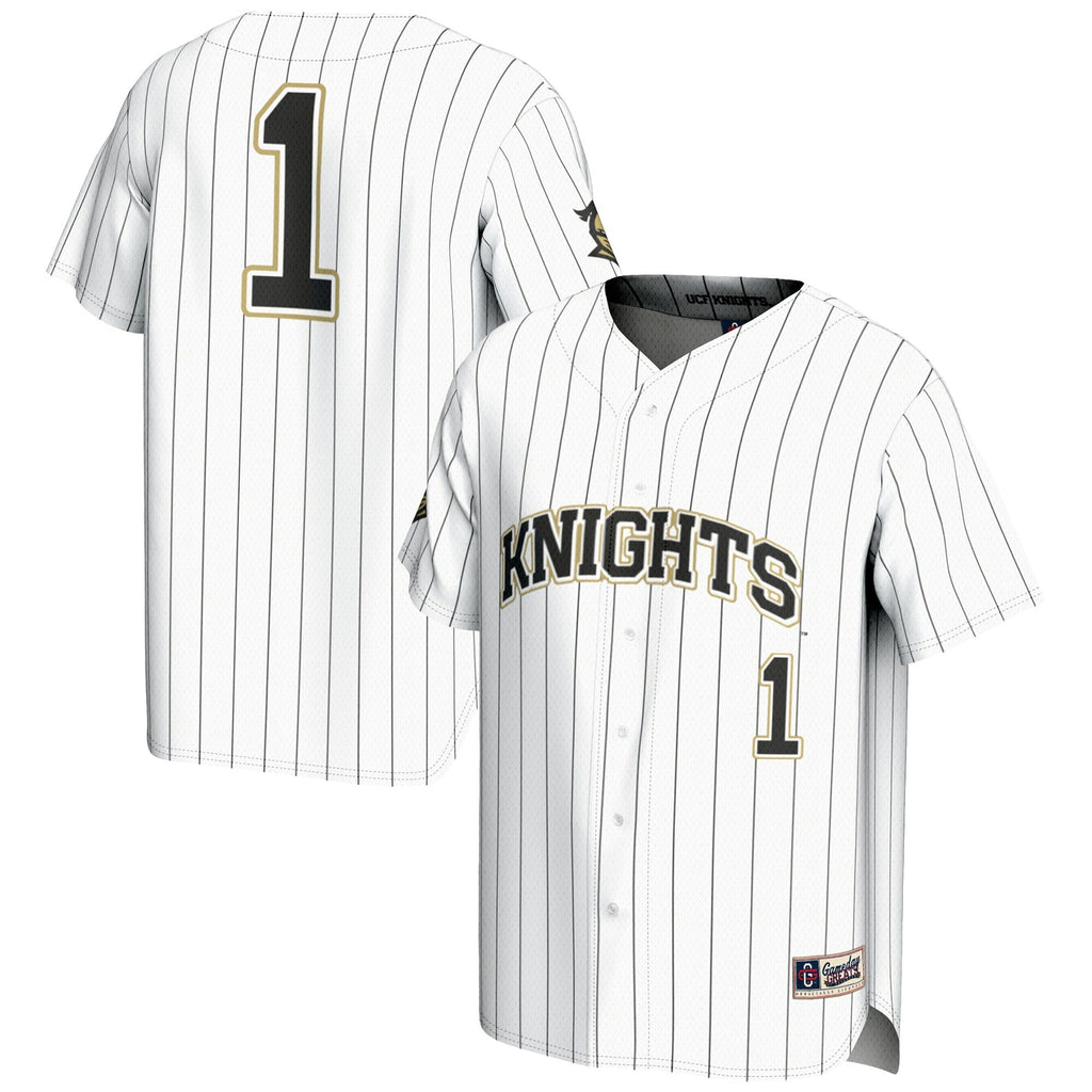 GameDay Greats #1 White UCF Knights Lightweight Baseball Jersey