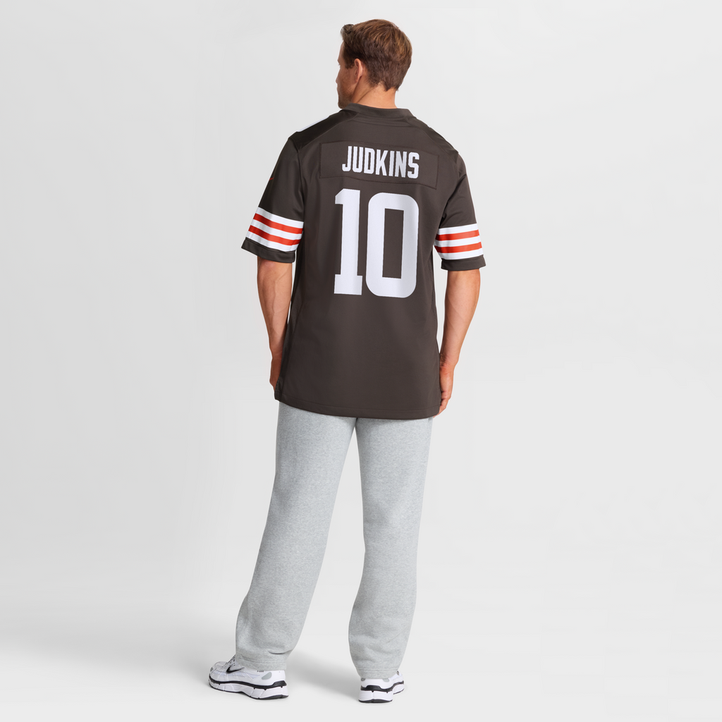 Cleveland Browns Quinshon Judkins Nike Brown 2025 NFL Draft Game Jersey
