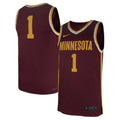 Nike #1 Maroon Minnesota Golden Gophers Team Replica Basketball Jersey