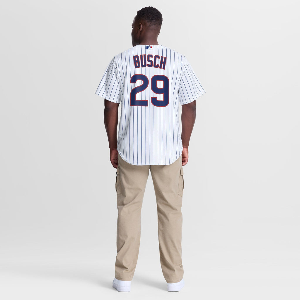 Chicago Cubs Michael Busch Nike White Home Replica Jersey